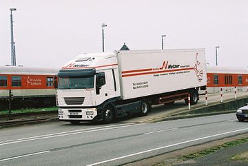 Transport auf die Bahn